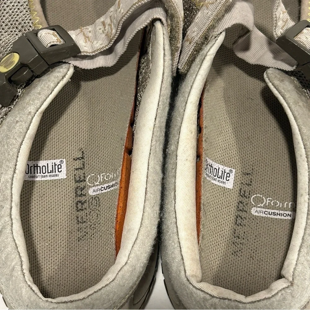 MERRELL Woman’s Encore Mary Jane Trail Shoes Grey Outdoor Adjustable, size 7